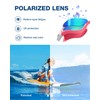 ZIONOR Kids Swim Goggles, G1MINI Polarized Swimming Goggles Comfort for
