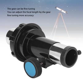 Gaeirt Enfocador de Telescopio, Reflector de Ajuste Fino Enfocador de Telescopio 120 Mm Longitud de Enfoque Antideslumbrante para Astrofotografía