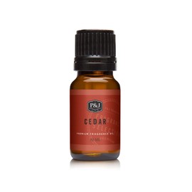P&J Trading Fragrance Oil for Diffusers for Home - Cedar 10ml Fragrance Scents for Candle Making - Soap Making Supplies & Car Diffuser Scents