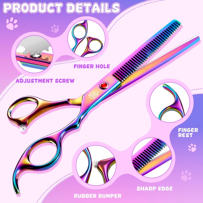 Professional Dog Grooming Scissors Set, 7 Inch/8 Inch Pet Grooming