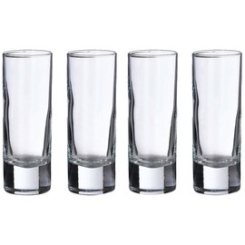 Lillian Rose Set of 4 Tall Shot Glasses, 4 Count (Pack of 1), Clear, 2.25 ounces