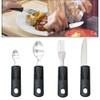 Large Wide Handled Easy Grip Cutlery Set