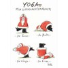 10-pack: Post Card A6 + + + CHRISTMAS by modern times + YOGA FOR SANTA + + Cartoon Concept © GAYMANN, Peter