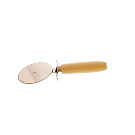 Pizza Cutter, Round Pizza Wheel with Sharp Stainless Steel Blade, Cuts Tarte Flambée into Handy Pieces with Little Effort, Sturdy Pizza Chopper from Europe