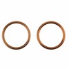 TDR 2pcs 32mm Copper Exhaust Pipe Gasket 150cc 200cc 250cc