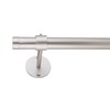 Fairmount 1" Cap Rod Set 18-36" Silver