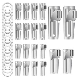 20pcs Can Openers with Key Rings, Manual Can Openers, Portable Can Opener for Traveling (P51+P38)