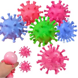 Dhjrefhhd 1Pcs Squeeze Stress Ball Stress Relief Tools Novelty Toys Fingertip Toys Party Favors Gifts (red)