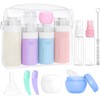 Botella de Viaje de Silicona, Kit de Botellas de Viaje,