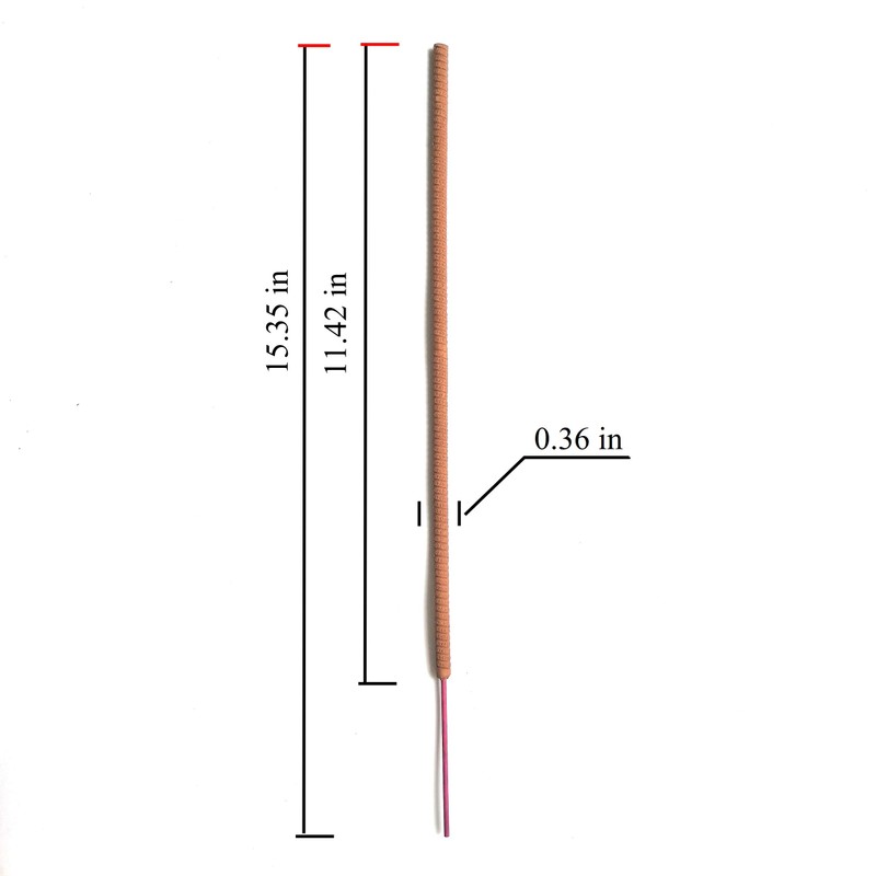 15.35"(39cm) Sandalwood Incense Sticks 21 Packed 4hours joss Sticks