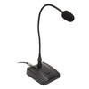 Gooseneck Condenser Microphone Professional 6.35mm Desktop Wired Microphone for Broadcasting