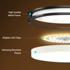 libtit 13 Inch Flush Mount Ceiling Lights, Dimmable 3000K-6500K Adjustable
