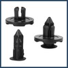 VekAuto 20 Pcs 8mm Hole Retainer Clips Plastic Drive Rivets