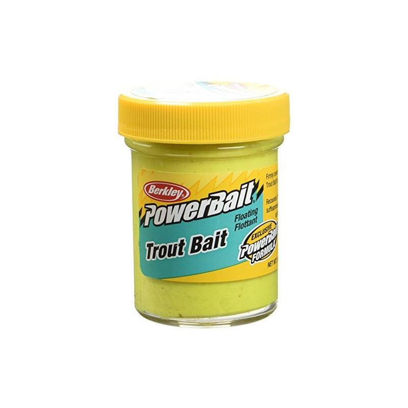 Berkley Powerbait Biodegradable Troutbait - Sunshine yellow, Twin Pack 50