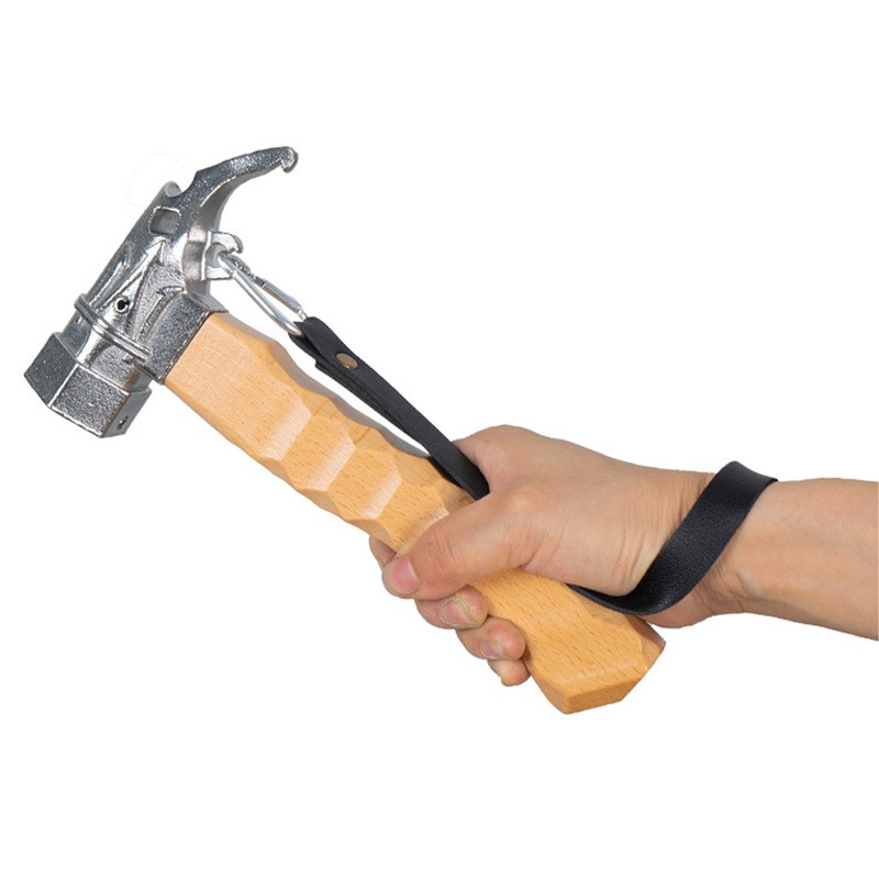 Camping Hammer Stainless Steel Tent Hammer Shock Absorbing Head Ergonomic