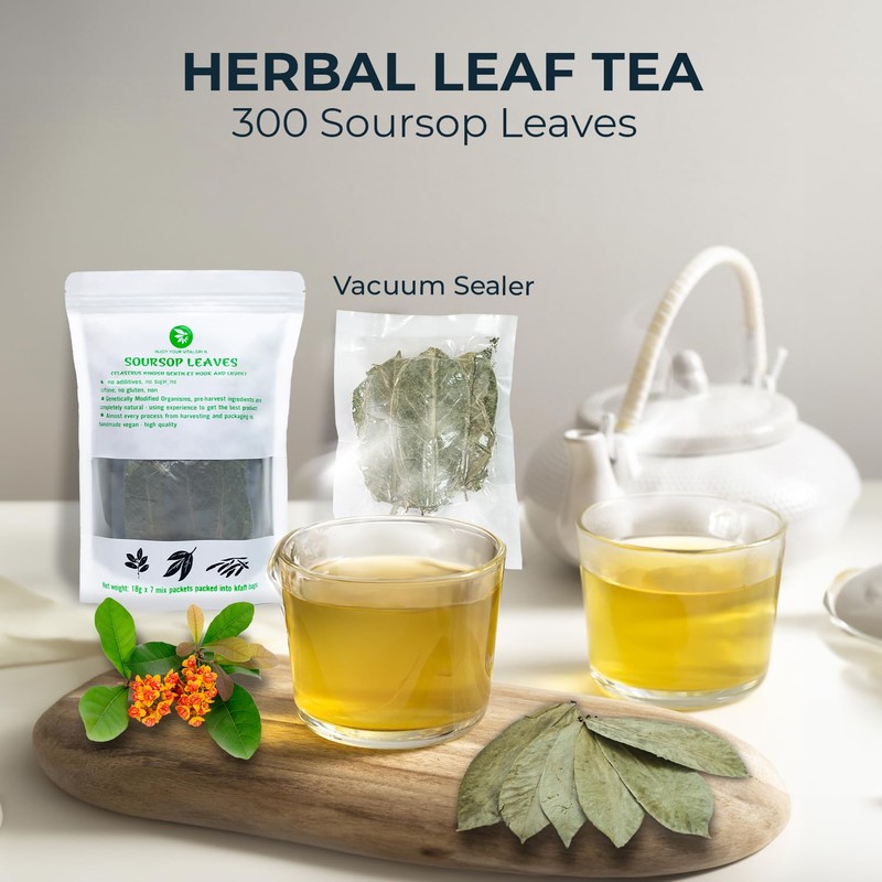 Soursop Leaf Tea with Licorice Root & Celastrus Hindsii, Re-Steep