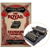 Royal Flatbed No.1 Typewriter Instruction Manual Antique Vtg 2 3