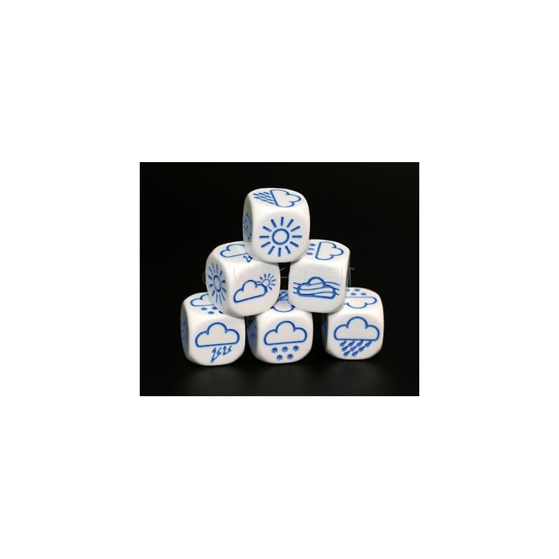 Cube Time 3101 Weather Dice with Symbols (Set of 6
