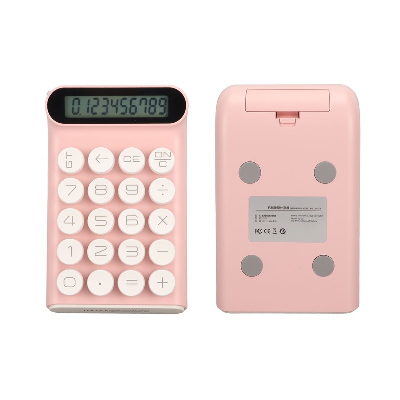 Blue Switch Calculator 20 Keys Intelligent Shutdown Detachable Slip Resistant