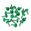Sealey PTNPG License Plate Screw 4.8 x 18mm Green (Pack