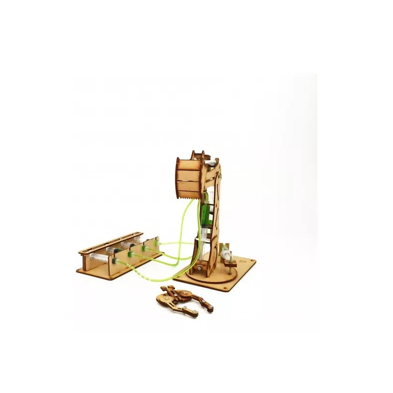 Monkits Education Brazo Hidráulico Para Armar Juguete Didáctico, Mecanico