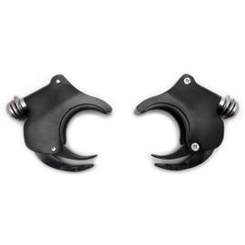 AfterMokit Quick Release Windshield Clamps for 49mm Forks 2002-2010 V-ROD 2006-2011 Dyna 2007 CVO Destroyer 2016 and up Sportster Forty Eight 2018 and up Breakout Low Rider Street Bob Black 2 Pack