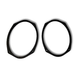 1 Pair - 6"x9" 6x9 Speaker Depth Spacers/Extension Rings/Extender/Stackable - SPKBRK012 (1" Thick)