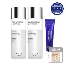 Jas Glutathione Expert Serum 130ml x2 + Dr. Leticel 4X Spot Cream 30ml + 2 samples / 쟈스 글루타치온 엑스퍼트 세럼 130ml x2 + 닥터 레티셀 4X 기미크림 30ml + 샘플 2매