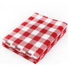 Red and White Buffalo Plaid Kitchen Farmhouse Tea Accessories Dish