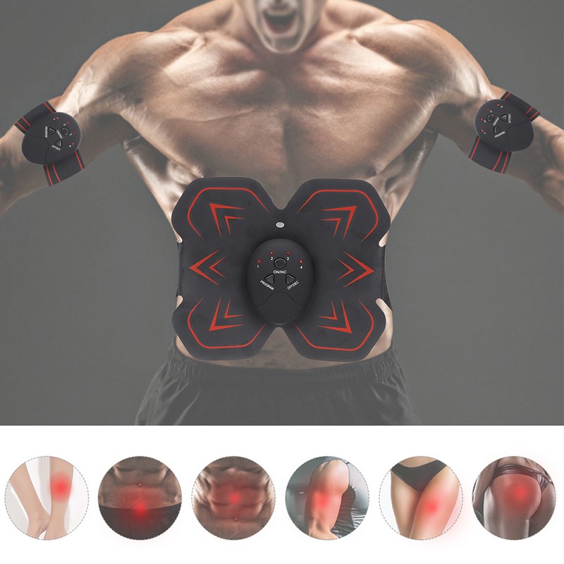 Intelligent Ems Waist Abdomen Massage Sticks Muscles Pad Fitness Instrument