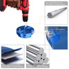 9 Pcs PVC Pipe Reamer Kit, Complete Premium PVC Reamer