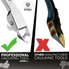 KLRStec Professional Caulking Tool [100% Stainless Steel] 4 in 1