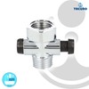 tecuro Shower Stop 60000, Chrome - Water Saver for Hand