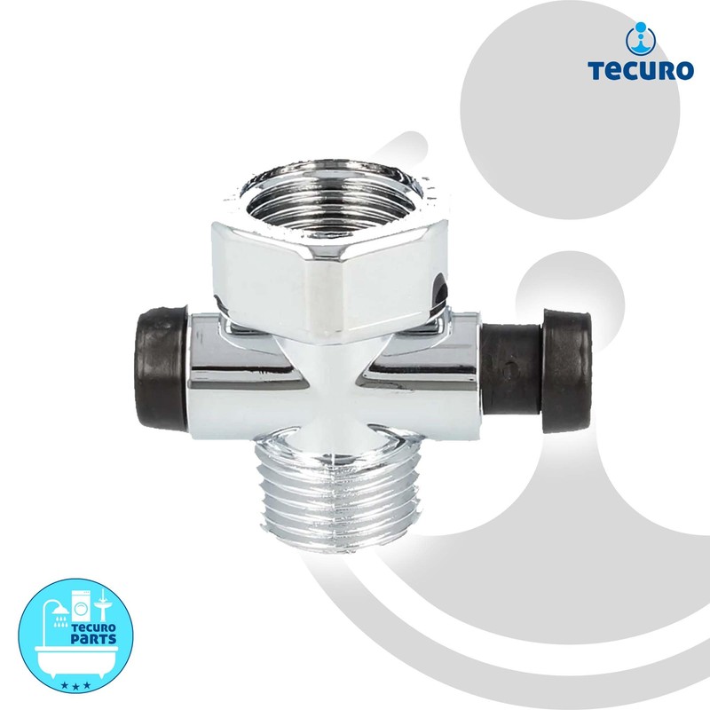 tecuro Shower Stop 60000, Chrome - Water Saver for Hand