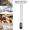 Digital Protractor, Digital Angle Ruler Finder,Meter Digital Display Plastic Goniometer