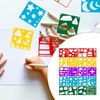 perfeclan 20 Pieces Painting Stencil Templates Washable Colorful Paint Stencils