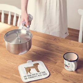 Mr. & Mrs. Panda Pot Holder Dog Great Dane Gift, Animal Lover, Oven Glove, Pot Holder Set of 2, Dog Mum, Dog Motif, Dog Breed, Heart