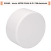 6" PVC Pipe End Cap Fitting Schedule 40 Furniture Grade