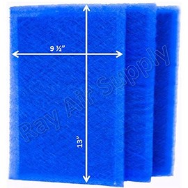 RAYAIR SUPPLY CT100 Replacement Filter Pads Compatible with Dynamic CT100 (3 Pack)