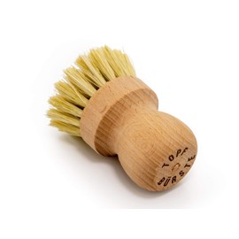 Bümag Pot Brush / Dish Brush with Fibre Natural Bristles - Plastic-free Alternative for Everyday Use