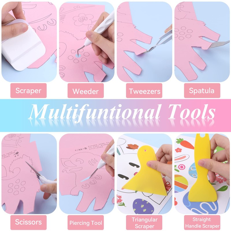 Pack of 8 Plotter Accessories, Weeding Tool Plotter for Cricut