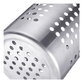 Westmark 3 Cutlery Baskets/Utensil Holder, Round, 3 Sizes, Small, Medium, Large, Stainless Steel, Silver, 690222E6
