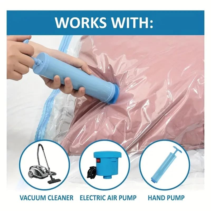 20 Pack Vacuum Storage Bags with Pump,Space Saver Bags (5