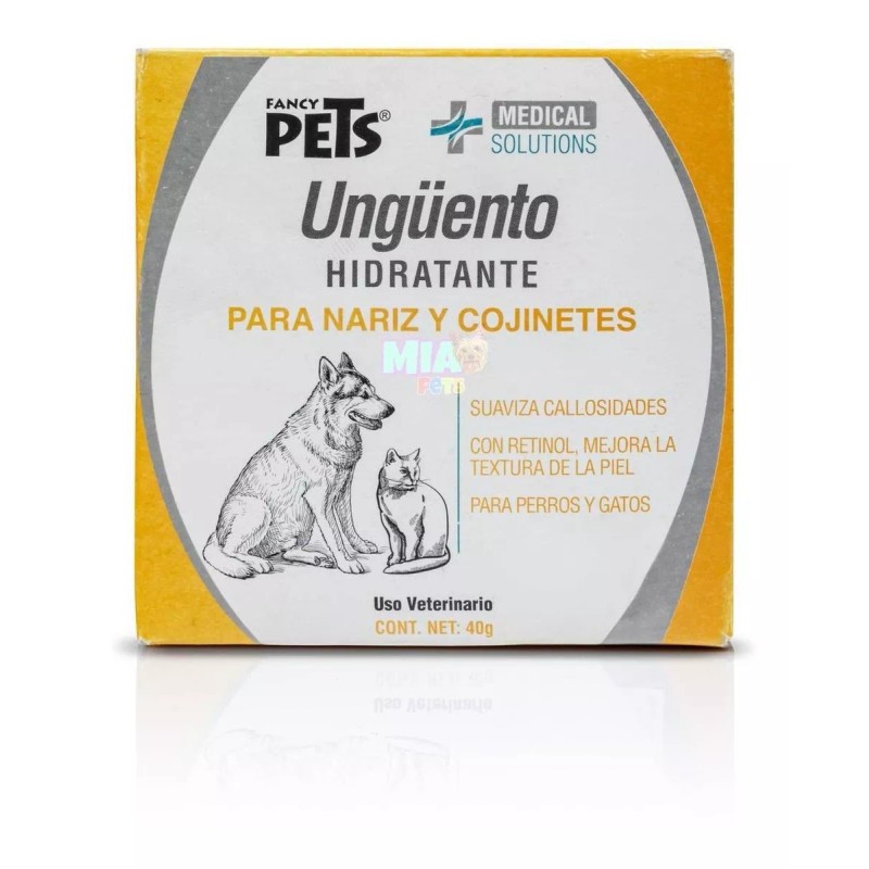 Fancy Pets Ungüento Hidratante Nariz Cojinete Perro Gato 4 Pzas