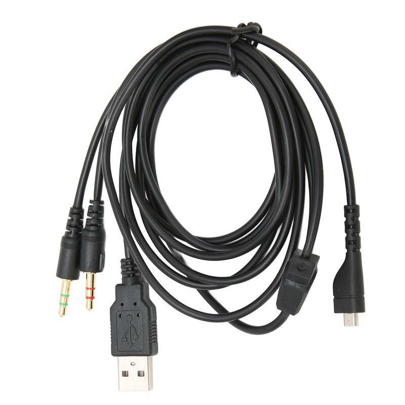 Headphone Audio Cable USB and 3.5mm Audio Jack Audio Cord