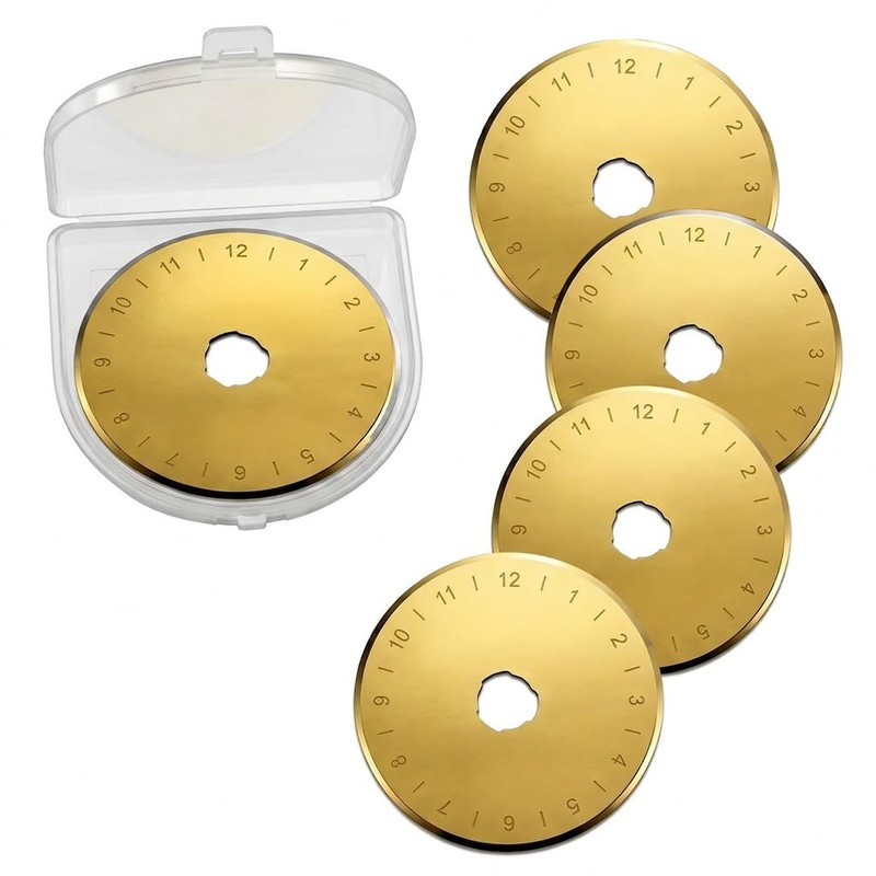 5PCS Rotary Cutter Blades 45mm Replacement Fabric Cutter Wheel