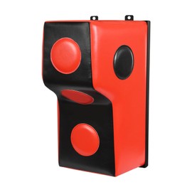 Boxing Training Wall Target Modern Wall Mounted Uppercut Boxing Bag 400KG Wall Mount Punching Bag Space-Saving Boxing Training Equipment for Gym Living Room Bedroom (Red & Black)