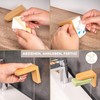 bremermann Bamboo Magnetic Soap Holder - Free Hanging Soap Through