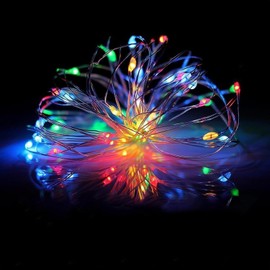 Fairy Lights Plug in, 8 Modes 33ft 100 LED Firefly Twinkle String Lights, USB Mini Small Cute Christmas Tree Twinkling Lights for Indoor Bedroom Party Wedding Valentines Décor (Multicolor, 2)