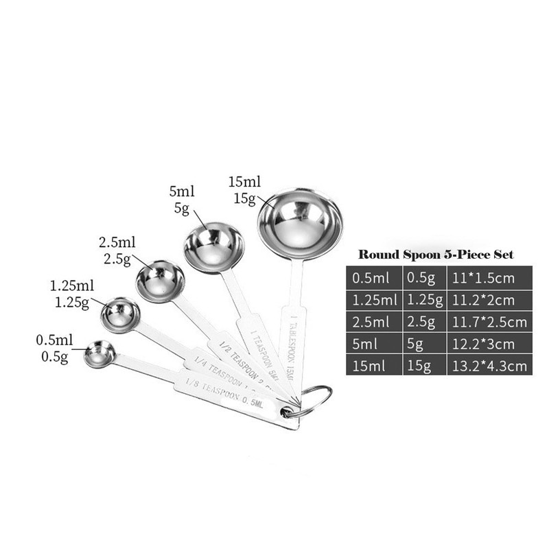 Loimon 10-Piece Stackable Measuring Cups & Spoons Set,Kitchen Essentials for